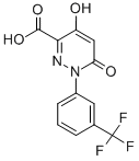 4-Hydroxy-6-oxo-1-[3-(trifluoromethyl)phenyl]-1,6-dihydro-3-pyridazinecarboxylic acid Structure,121582-64-7Structure