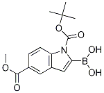 1-Boc-5-(methoxycarbonyl)indole-2-boronic acidStructure,1217500-60-1Structure 1-Boc-5-(methoxycarbonyl)indole-2-boronic acid Structure,1217500-60-1Structure