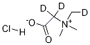 N-(carboxymethyl)-n,n,n-trimethyl-d3-ammonium chloride (n-methyl-d3)Structure,1219349-47-9Structure N-(carboxymethyl)-n,n,n-trimethyl-d3-ammonium chloride (n-methyl-d3) Structure,1219349-47-9Structure
