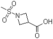 1-(Methylsulfonyl)azetidine-3-carboxylic acidStructure,1219828-27-9Structure 1-(Methylsulfonyl)azetidine-3-carboxylic acid Structure,1219828-27-9Structure