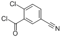 Benzoyl chloride, 2-chloro-5-cyano-(9ci)Structure,122483-59-4Structure Benzoyl chloride, 2-chloro-5-cyano-(9ci) Structure,122483-59-4Structure