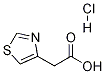 4-噻唑乙酸鹽酸鹽結(jié)構(gòu)式_1225286-62-3結(jié)構(gòu)式