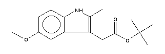Tert-butyl 2-(5-methoxy-2-methyl-1h-indol-3-yl)acetateStructure,1226-02-4Structure Tert-butyl 2-(5-methoxy-2-methyl-1h-indol-3-yl)acetate Structure,1226-02-4Structure