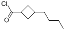 Cyclobutanecarbonyl chloride, 3-butyl-(9ci) Structure,122641-04-7Structure