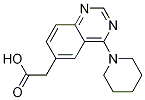 4-(1-哌啶基)-6-喹唑啉乙酸結(jié)構(gòu)式_1233025-87-0結(jié)構(gòu)式