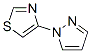Thiazole, 4-(1h-pyrazol-1-yl)-Structure,123464-70-0Structure Thiazole, 4-(1h-pyrazol-1-yl)- Structure,123464-70-0Structure