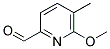 2-Pyridinecarboxaldehyde, 6-methoxy-5-methyl-(9ci)Structure,123506-65-0Structure 2-Pyridinecarboxaldehyde, 6-methoxy-5-methyl-(9ci) Structure,123506-65-0Structure