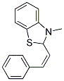 Benzothiazole, 2,3-dihydro-3-methyl-2-(2-phenylethenyl)-, (z)-(9ci) Structure,123768-25-2Structure