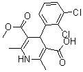 4-(2,3-Dichlorophenyl)-1,4-dihydro-2,6-dimethyl-3,5-pyridinedicarboxylic acid 3-methyl esterStructure,123853-39-4Structure 4-(2,3-Dichlorophenyl)-1,4-dihydro-2,6-dimethyl-3,5-pyridinedicarboxylic acid 3-methyl ester Structure,123853-39-4Structure