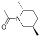反式-(9ci)-1-乙?；?2,5-二甲基哌啶結(jié)構(gòu)式_124211-78-5結(jié)構(gòu)式