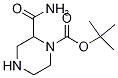 Tert-butyl 2-carbamoylpiperazine-1-carboxylateStructure,1246030-06-7Structure Tert-butyl 2-carbamoylpiperazine-1-carboxylate Structure,1246030-06-7Structure