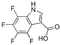 4,5,6,7-Tetrafluoro-1H-indole-3-carboxylic acidStructure,124614-50-2Structure 4,5,6,7-Tetrafluoro-1H-indole-3-carboxylic acid Structure,124614-50-2Structure