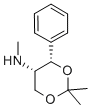 (4S,5s)-(+)-2,2-dimethyl-5-methylamino-4-phenyl-1,3-dioxaneStructure,124686-47-1Structure (4S,5s)-(+)-2,2-dimethyl-5-methylamino-4-phenyl-1,3-dioxane Structure,124686-47-1Structure