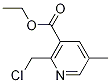 Ethyl 2-(chloromethyl)-5-methylnicotinateStructure,124796-97-0Structure Ethyl 2-(chloromethyl)-5-methylnicotinate Structure,124796-97-0Structure