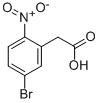 2-(5-Bromo-2-nitrophenyl)acetic acidStructure,124840-61-5Structure 2-(5-Bromo-2-nitrophenyl)acetic acid Structure,124840-61-5Structure