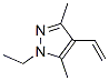 1H-pyrazole, 4-ethenyl-1-ethyl-3,5-dimethyl-Structure,125019-37-6Structure 1H-pyrazole, 4-ethenyl-1-ethyl-3,5-dimethyl- Structure,125019-37-6Structure