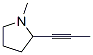 (9CI)-1-甲基-2-(1-丙炔)-吡咯烷結(jié)構(gòu)式_125038-97-3結(jié)構(gòu)式