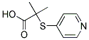 2-甲基-2-(4-吡啶硫代)丙酸結(jié)構(gòu)式_125305-75-1結(jié)構(gòu)式