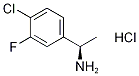 (R)-1-(4-氯-3-氟苯基)乙胺鹽酸鹽結(jié)構(gòu)式_1253790-80-5結(jié)構(gòu)式