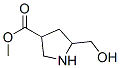 3-Pyrrolidinecarboxylicacid,5-(hydroxymethyl)-,methylester(9ci)Structure,125629-87-0Structure 3-Pyrrolidinecarboxylicacid,5-(hydroxymethyl)-,methylester(9ci) Structure,125629-87-0Structure