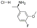 (1R)-1-(4-fluoro-3-methoxyphenyl)ethylamine-hcl Structure,1256944-96-3Structure
