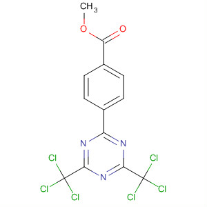 4-(4,6-雙(三氯甲基)-1,3,5-噻嗪-2-基)苯甲酸甲酯結(jié)構(gòu)式_125775-49-7結(jié)構(gòu)式