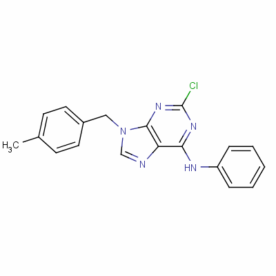 6-Anilino-9-benzyl-2-chloro-9H-purinesStructure,125802-42-8Structure 6-Anilino-9-benzyl-2-chloro-9H-purines Structure,125802-42-8Structure
