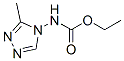 Carbamic acid, (3-methyl-4h-1,2,4-triazol-4-yl)-, ethyl ester (9ci) Structure,125835-20-3Structure