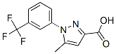 5-Methyl-1-(3-trifluoromethyl-phenyl)-1H-pyrazole-3-carboxylic acidStructure,126067-60-5Structure 5-Methyl-1-(3-trifluoromethyl-phenyl)-1H-pyrazole-3-carboxylic acid Structure,126067-60-5Structure