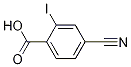 4-Cyano-2-iodobenzoic acidStructure,1260814-20-7Structure 4-Cyano-2-iodobenzoic acid Structure,1260814-20-7Structure
