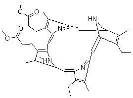 間卟啉二甲酯結(jié)構(gòu)式_1263-63-4結(jié)構(gòu)式