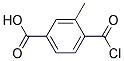 Benzoic acid, 4-(chlorocarbonyl)-3-methyl-(9ci)Structure,126736-28-5Structure Benzoic acid, 4-(chlorocarbonyl)-3-methyl-(9ci) Structure,126736-28-5Structure