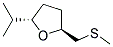 反式-(9ci)-四氫-2-(1-甲基乙基)-5-[(甲基硫代)甲基]-呋喃結(jié)構(gòu)式_126946-07-4結(jié)構(gòu)式