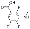 Benzoic acid, 2,4,5-trifluoro-3-(methylamino)-(9ci)Structure,127660-43-9Structure Benzoic acid, 2,4,5-trifluoro-3-(methylamino)-(9ci) Structure,127660-43-9Structure