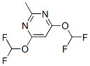 (9CI)-4,6-雙(二氟甲氧基)-2-甲基嘧啶結構式_127697-73-8結構式