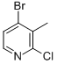 Pyridine, 4-bromo-2-chloro-3-methyl-Structure,128071-86-3Structure Pyridine, 4-bromo-2-chloro-3-methyl- Structure,128071-86-3Structure