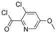 2-Pyridinecarbonyl chloride, 3-chloro-5-methoxy-(9ci)Structure,128073-10-9Structure 2-Pyridinecarbonyl chloride, 3-chloro-5-methoxy-(9ci) Structure,128073-10-9Structure