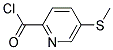 2-Pyridinecarbonyl chloride, 5-(methylthio)-(9ci)Structure,128073-12-1Structure 2-Pyridinecarbonyl chloride, 5-(methylthio)-(9ci) Structure,128073-12-1Structure