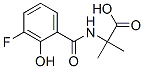 Alanine, n-(3-fluoro-2-hydroxybenzoyl)-2-methyl-Structure,128396-75-8Structure Alanine, n-(3-fluoro-2-hydroxybenzoyl)-2-methyl- Structure,128396-75-8Structure
