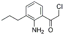 Ethanone, 1-(2-amino-3-propylphenyl)-2-chloro-(9ci)Structure,128600-54-4Structure Ethanone, 1-(2-amino-3-propylphenyl)-2-chloro-(9ci) Structure,128600-54-4Structure