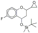 4-Tert-butyldimethylsilyloxy-6-fluoro-2-oxiranyl-3,4-dihydro-2h-1-benzopyranStructure,1286582-56-6Structure 4-Tert-butyldimethylsilyloxy-6-fluoro-2-oxiranyl-3,4-dihydro-2h-1-benzopyran Structure,1286582-56-6Structure