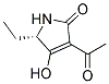 (s)-(9ci)-3-乙酰基-5-乙基-1,5-二氫-4-羥基-2H-吡咯-2-酮結(jié)構(gòu)式_128892-51-3結(jié)構(gòu)式