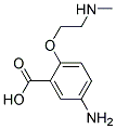 Benzoic acid, 5-amino-2-[2-(methylamino)ethoxy]-(9ci) Structure,129018-80-0Structure
