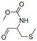 Carbamic acid, [1-formyl-2-(methylthio)ethyl]-, methyl ester (9ci) Structure,129031-04-5Structure