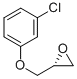 (R)-2-((3-氯苯氧基)甲基)環(huán)氧乙烷結(jié)構(gòu)式_129098-54-0結(jié)構(gòu)式