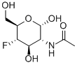 2-乙酰氨基-2,4-二脫氧-4-氟-alpha-d-吡喃葡萄糖結(jié)構(gòu)式_129728-87-6結(jié)構(gòu)式
