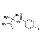 Alanine, n-(4-chlorobenzoyl)-2-methyl-Structure,129973-02-0Structure Alanine, n-(4-chlorobenzoyl)-2-methyl- Structure,129973-02-0Structure