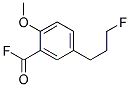 Benzoyl fluoride, 5-(3-fluoropropyl)-2-methoxy-(9ci)Structure,130161-11-4Structure Benzoyl fluoride, 5-(3-fluoropropyl)-2-methoxy-(9ci) Structure,130161-11-4Structure