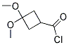 Cyclobutanecarbonyl chloride, 3,3-dimethoxy-(9ci) Structure,130233-76-0Structure