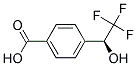 Benzoic acid, 4-(2,2,2-trifluoro-1-hydroxyethyl)-, (s)-(9ci) Structure,130534-97-3Structure
